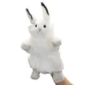 Hansa White Bunny Puppet 34 cm, L