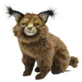 Hansa Carakal Wild Cat Plush Toy, 28 cm Height, Brown