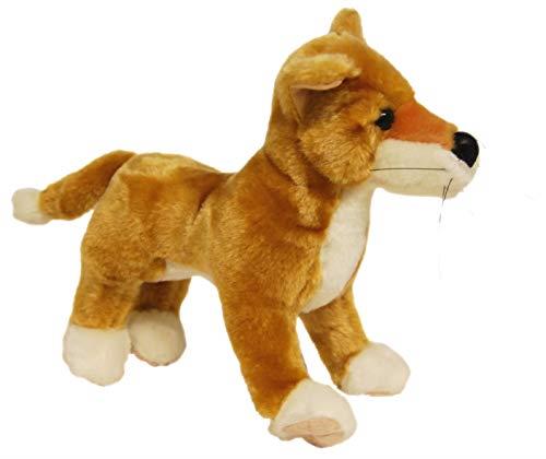 Elka Australia Standing Dingo Soft Plush Toy, 22 Centimeters