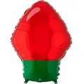 Anagram Standard Shape Christmas Light Bulb Foil Balloon Red X-Large