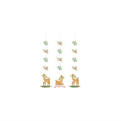 Creative Converting Little Deer Hanging Decorations (Pack of 3)