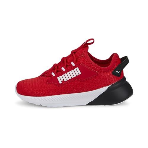 PUMA Kid's Retaliate Alternate Closure Inf Sneakers, High Risk Red-Black, US 6