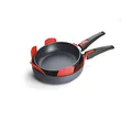 Woll Diamond Lite Detach Handle Induct Twin Frypan 24/28 Protector Gift Boxed