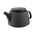 Avanti Sienna Stoneware Teapot, 950 ml Capacity, Charcoal