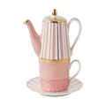 Maxwell & Williams Teas & C's Regency Tea for One With Infuser 340ML Pink Gift Boxed