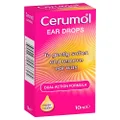 CERUMOL Ear Drops | Softens and Removes Earwax | Dual Action Formula | Ear Dropper Application | 10ml