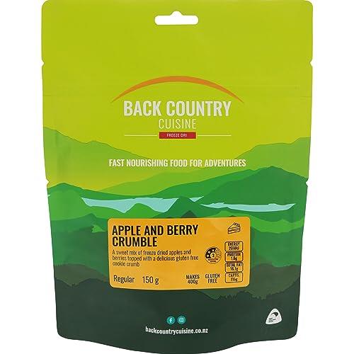 Back Country Cuisine Apple and Berry Crumble Freeze Dried Food, 150 g