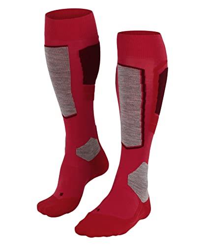FALKE Women's SK4 Ski Socks Very Light Padding Anti-Bubble Thin Ski Socks for Skiing Breathable Quick-Drying Climate Regulating Odour-Inhibiting Wool Functional Material 1 Pair