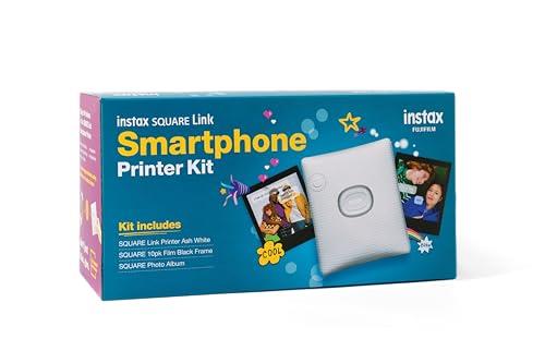 Instax Square Smartphone Print Kit Ash White