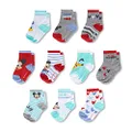 Disney 10-Pack Mickey Mouse Baby Boy Infant Sock, Multicolor - 0-24 Months, Multi, 12-24 Months