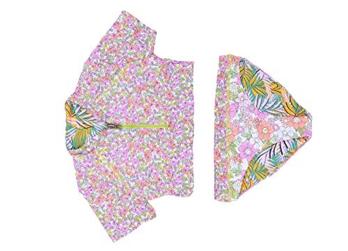 Maaji Girl's Petite Pompom Tulip Standard Swimwear Bikini Set, Pink, Size 6