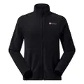 Berghaus Men's Prism Polartec Fleece Interactive Jacket, Black/Black, M