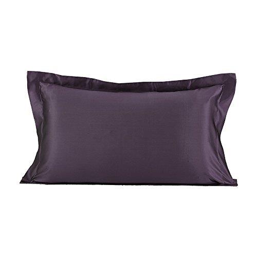 LilySilk 100% Mulberry Silk Pillowcase for Hair 25 Momme, UK2004-21-5075, Purple, Queen/20" x 30"