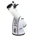 Sky Watcher Classic 200 Dobsonian 8-inch Aperature Telescope – Solid-Tube – Simple, Traditional Design – Easy to Use, Perfect for Beginners, White (S11610)