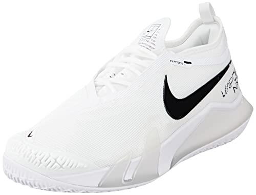 Nike Men's React Vapor Nxt Hard Court Tennis Shoes, White Black Grey Fog, 13 US