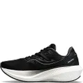 Saucony Men's, Triumph 20 Running Shoe, Black/White, 12 US