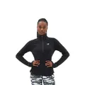 New Balance Women's Nb Heat Grid Half Zip Top Sport Lifestyle Black S