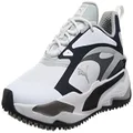 Puma GS Fast Golf Shoes, Puma White/Navy Blazer/High Rise, 26.5 cm