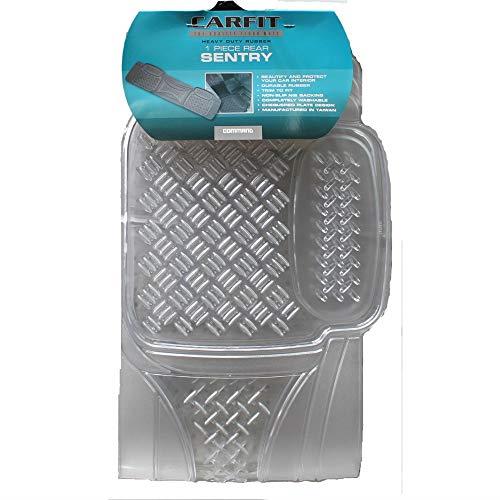 Carfit 4592076 Sentry Trim to Fit Universal Rear Rubber Floor Mat, Clear