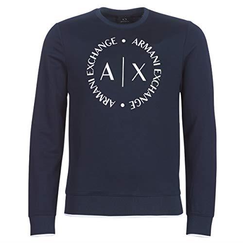 Armani Exchange A|X Men's Essential Sweatshirt, Navy, M