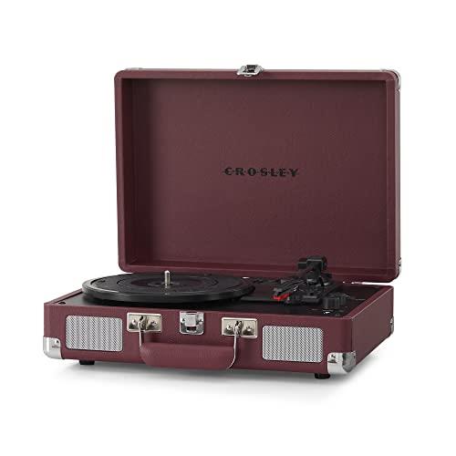Crosley Cruiser Portable Bluetooth Turntable, Burgundy