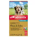 Advantix Flea, Tick & Biting Insect Control for Medium Dogs, Aqua, 6 Pack