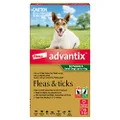 Advantix Fleas, Ticks & Biting Insects for Puppies & Small Dogs Up To 4kg - 6 Pack