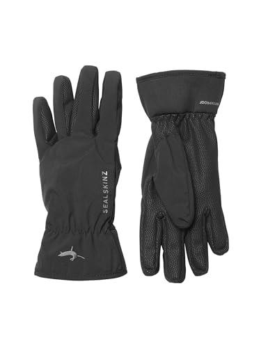 SEALSKINZ Men's Waterproof All Weather Lightweight Glove, Black, X-Large