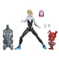 MARVEL - Legends Series - 6" Gwen Stacy with Spider-Ham Mini - Inspired by Spider-Man: Into The Spider-Verse Movie - Collectible Action Figure and Toys for Kids - Boys and Girls - F0255 - Ages 4+