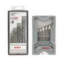 Bosch Accessories Professional 5-Piece CYL-9 Drill Bit Set (for Ceramic) (4-10 mm) & 7-Piece Robust Line CYL-3 Drill Bit Set (for Concrete)