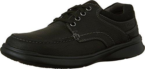 Clarks Men's Cotrell Edge Oxford, Black Oily Leather, 9 Wide