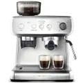 Sunbeam Barista Max | Espresso, Latte and Cappuccino Coffee Machine | 2.8L Water Tank | Integrated Bean Grinder and Milk Frother | 15 Bar Italian Pump | Stainless Steel
