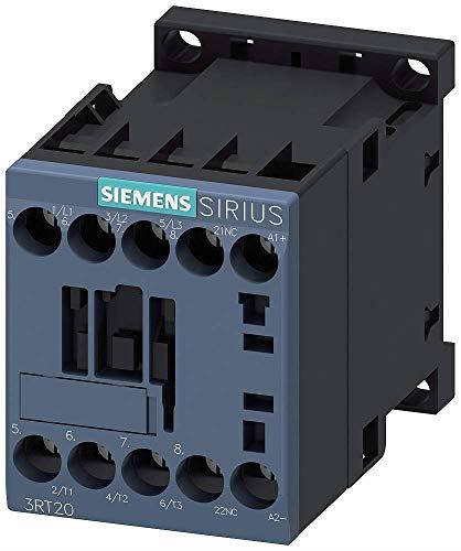 Siemens 3RT20151BB42 CONTACTOR, AC-3, 3KW/400V, 1NC, DC 24V, 3-Pole, SZ S00 Screw Terminal