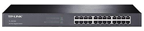TP-Link TL-SG1024 24-Port 48 Gbps Gigabit Rackmountable Unmanaged Switch, 19 Inch Size
