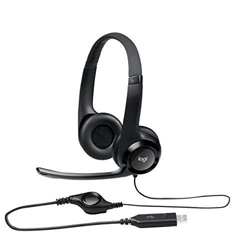 Logitech ClearChat Comfort/USB Headset H390 (Black)