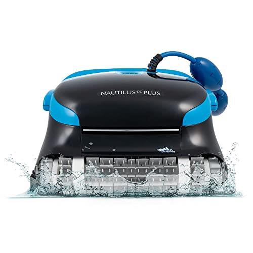 Dolphin Nautilus CC Plus Robotic Pool Vacuum Cleaner — Smart Navigation and Top Load Filter for an Ultimate Clean — Ideal for All Types of In-Ground Swimming Pools up to 50 Feet in Length