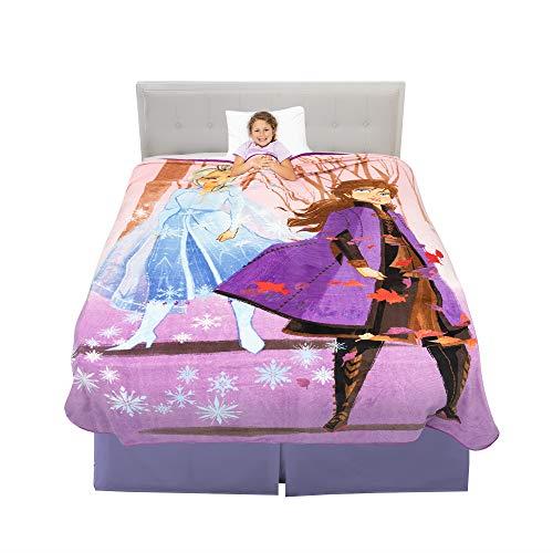 Franco Kids Bedding Super Soft Micro Raschel Blanket, 62 in x 90 in, Disney Frozen 2