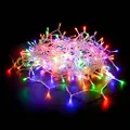 Lexi Lighting 520 LEDs Extendable Fairy Light Chain, Clear Cable/Multicolor, 51.9m Light Length, Plug-in Power, 8 Functions with Memory Hold, Outdoor and Indoor Christmas Party Decoration