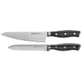 HENCKELS Forged Accent Razor-Sharp 2-Piece Compact Chef Knife Set, German Engineered Knife Informed by Over 100 Years of Mastery