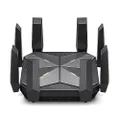 TP-Link AXE16000 Quad-Band Wi-Fi 6E Router, Two 10Gbe Ports, 2.0 GHz Quad-Core CPU+1 GB RAM, 6 GHz Band, 160MHz, USB 3.0 Port, HomeShield Security, Gaming & Streaming, Smart Home (Archer AXE300)