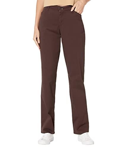 Lee Women's Relaxed-Fit All Day Pant, Roasted Chestnut, 14 Short