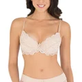 Smart & Sexy Women's Signature Lace Push-up Bra, in The Buff, 34D