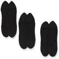 Razzamatazz Womens Footlet Liner Socks, Black, 3-8 US