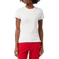 Tommy Hilfiger Women's Heritage Crew Neck Tee, Classic White, LG