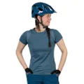 Endura Women's SingleTrack Short Sleeve Cycling Jersey II Blue Steel, Small