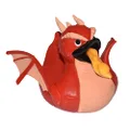 Wild Republic Rubber Duck, Red Dragon, Gift for Kids, Great Gift for Kids and Adults, 4 inches