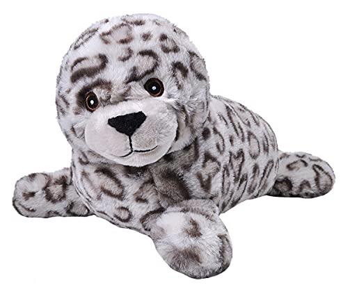 Wild Republic EcoKins Harbor Seal Pup Stuffed Animal 12 inch, Eco Friendly Gifts for Kids, Plush Toy, Handcrafted Using 16 Recycled Plastic Water Bottles