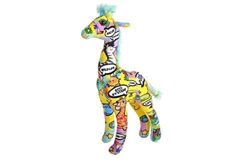 Wild Republic Message from The Planet, Giraffe, Stuffed Animal, 12 inches, Kids, Plush Toy, Made from Spun Recycled Water Bottles, Eco Friendly, Child’s Room Decor