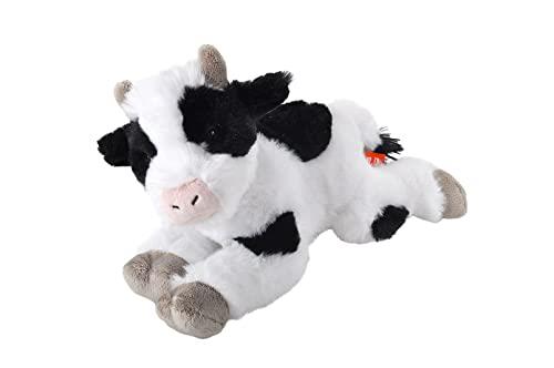 Wild Republic Ecokins Mini Cow, Stuffed Animal, 8 inches, Kids, Plush Toy, Made from Spun Recycled Water Bottles, Eco Friendly, Child’s Room Decor