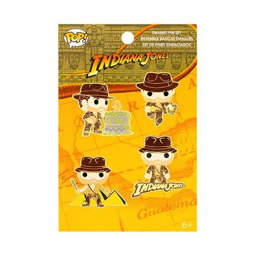 Funko Indiana Jones Raiders of The Lost Ark Indy Set Enamel Pin (Pack of 4)